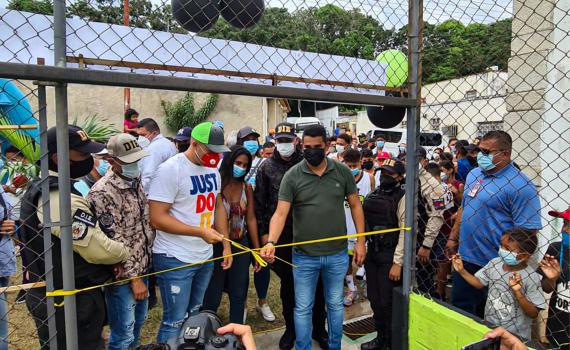 Reinauguración cancha Inagoanagoa