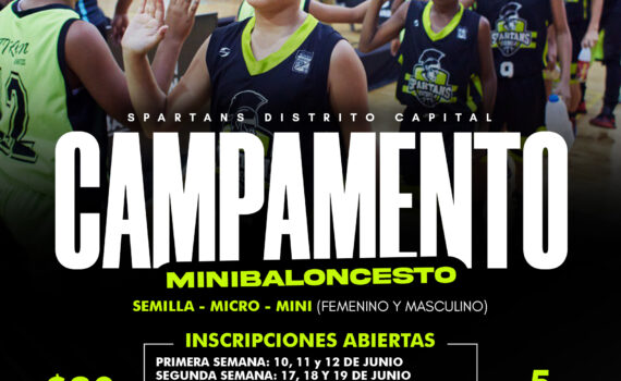 1° Campamento Spartans de Minibaloncesto